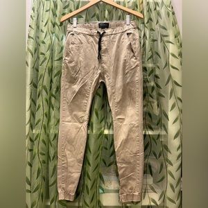 Tan Jogger Pants